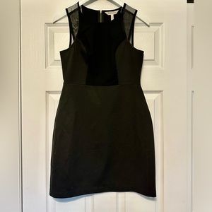 NWT - BCBGeneration Black Cocktail Dress with Sheer Detail Size 10